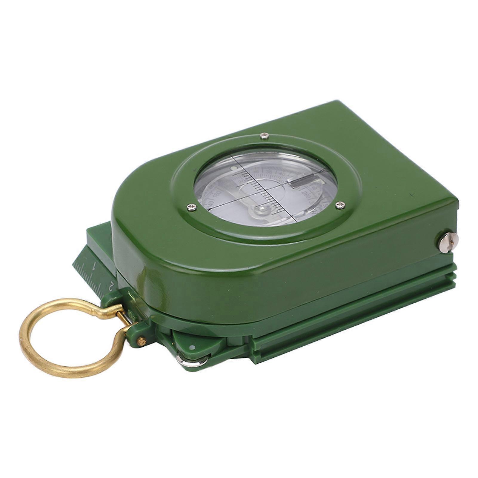 Military Lens Compass Portable Fully Sealed Military Compass for Camping Hiking