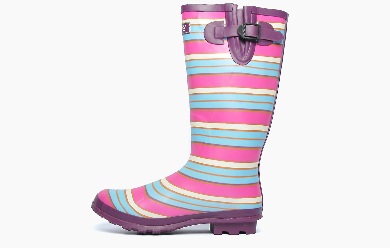 Cotswold Wadeberry Waterproof Buckle Wellingtons Berry