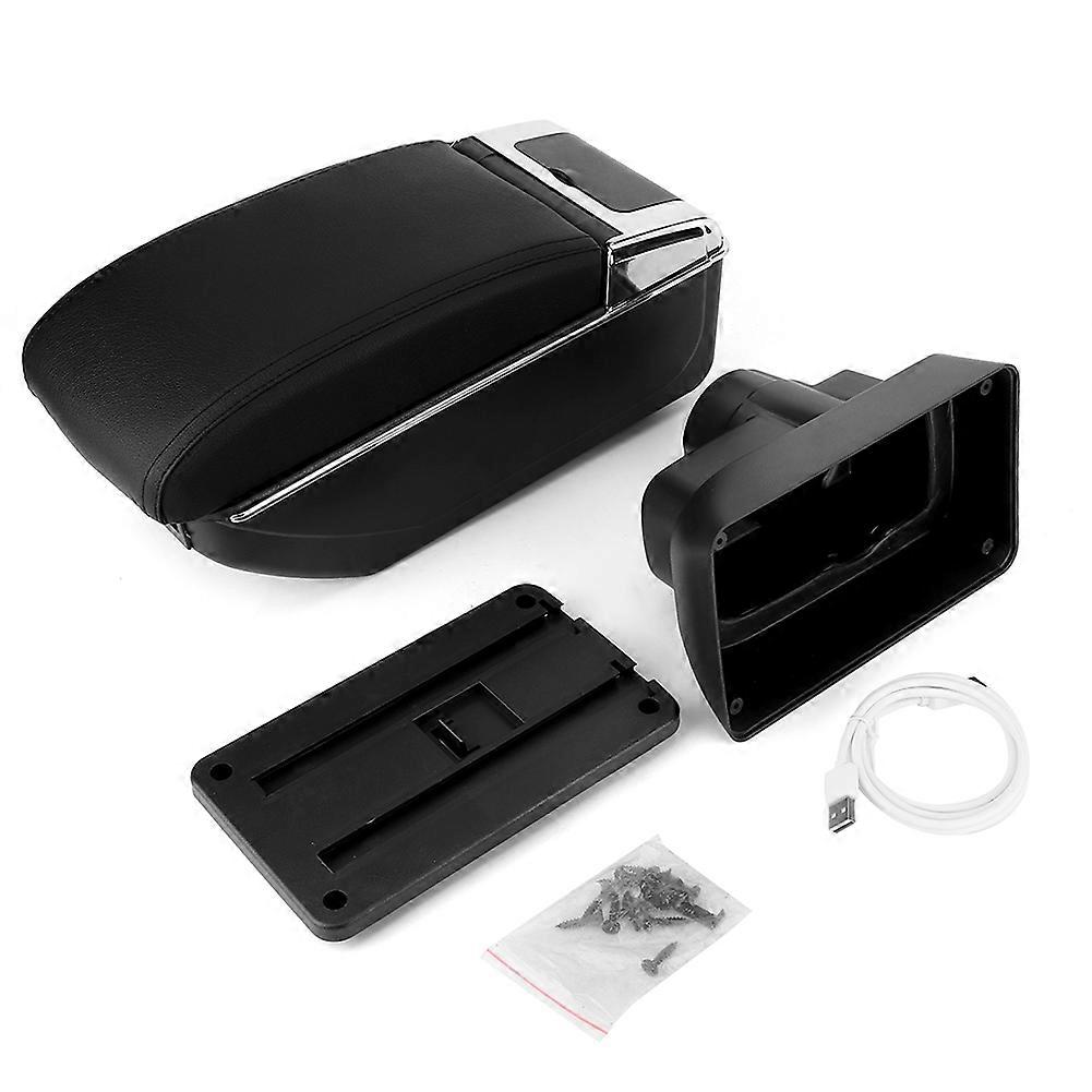 Storage Box Car Storage Box Armrest with Cup Holder Ashtray Fit for Opel Corsa
