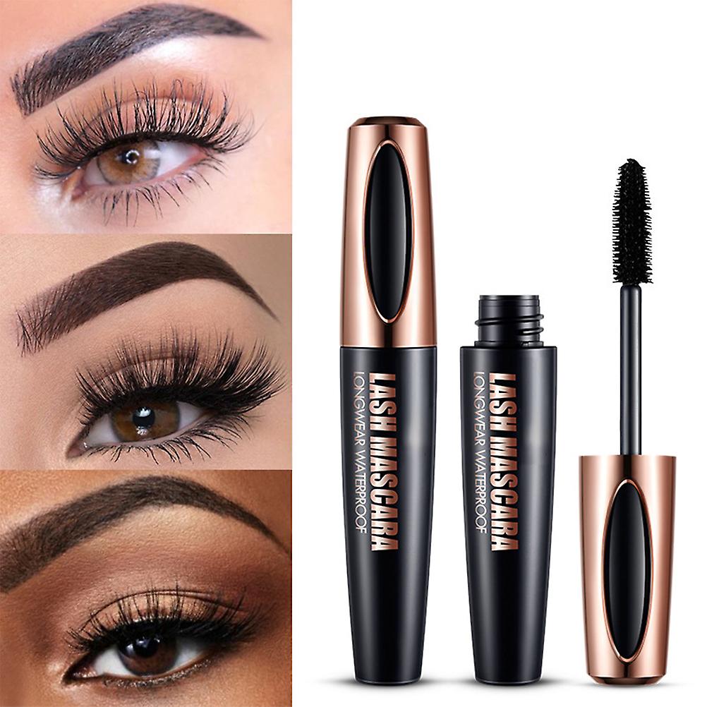 4D Silk Fiber Mascara Waterproof Thick Lengthening Cosmetic Tool