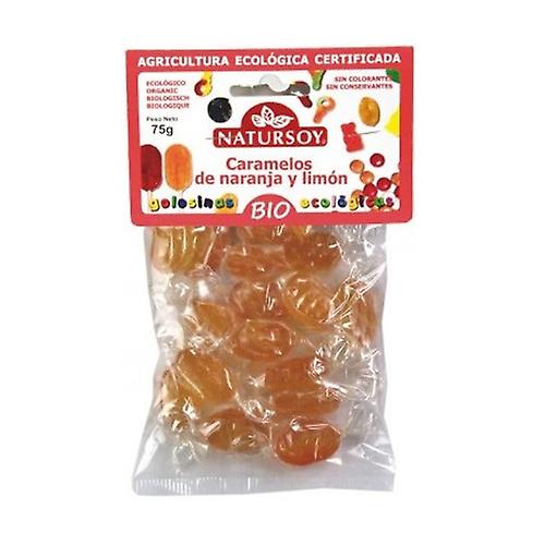 Organic orange and lemon candies 75 g