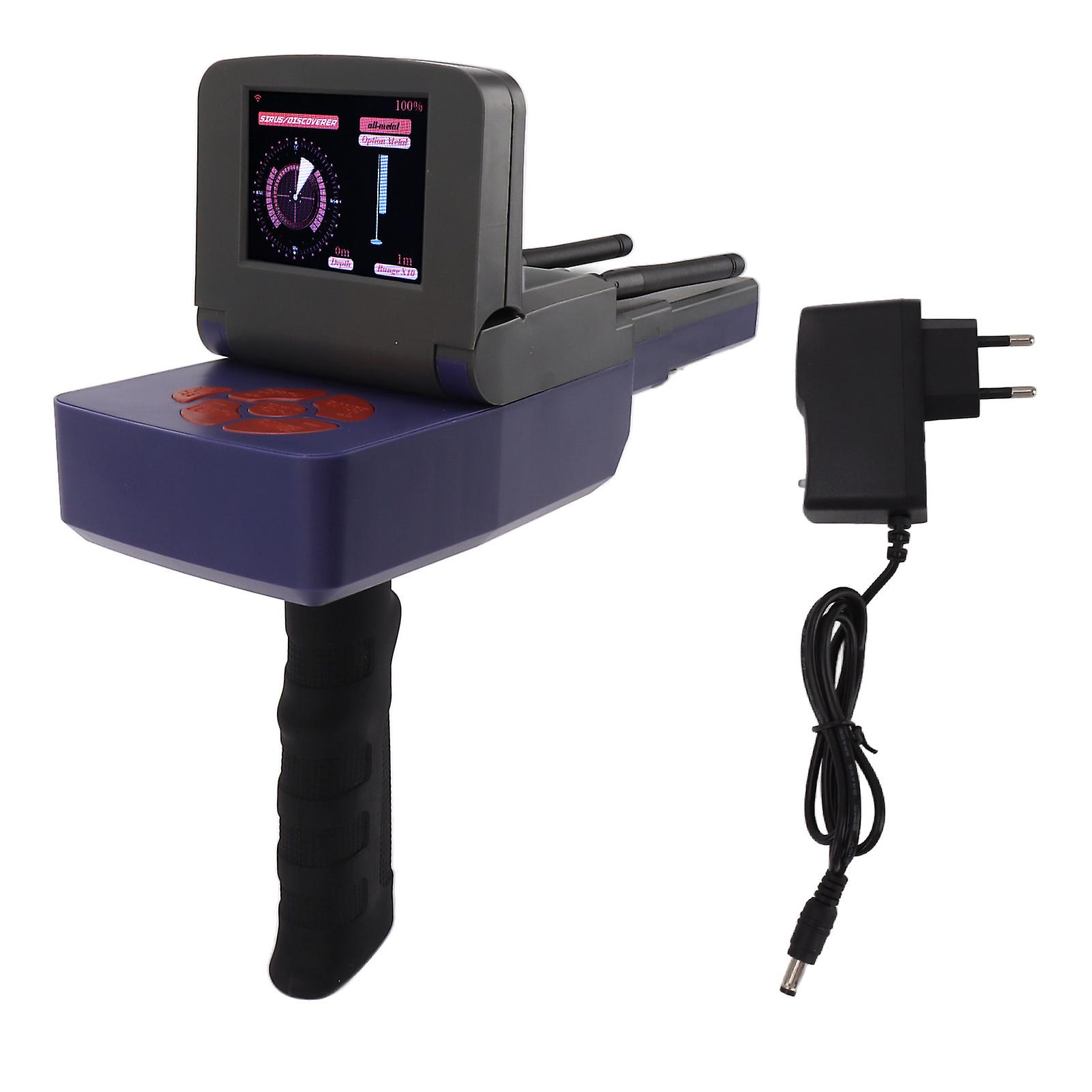 30m Depth Underground Metal Detector 1500m Range with Screen for Gold, Silver and Copper EU Plug 100-240V