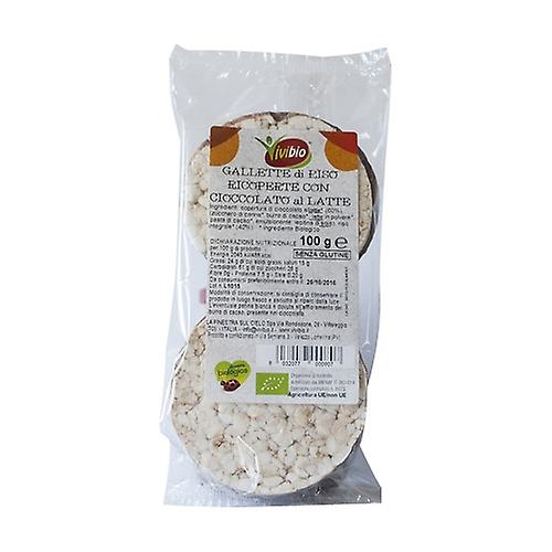 Gluten-free milk chocolate rice cakes 100 g
