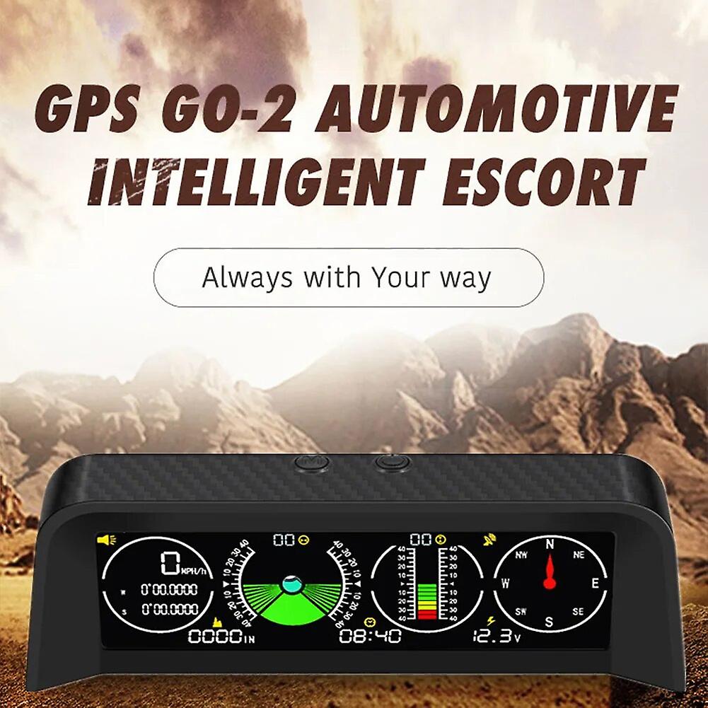 X90 Car Electronics Digital GPS Speedometer Car HUD MPH KM/H Inclinometer Compass with HUD Head Up Display for Offroad Vehicle~3244
