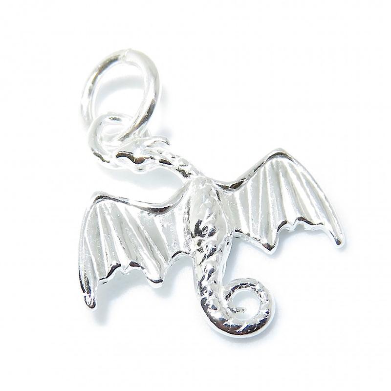 Dragon Sterling Silver Charm .925 X 1 Dragons & Flying Beasts Charms