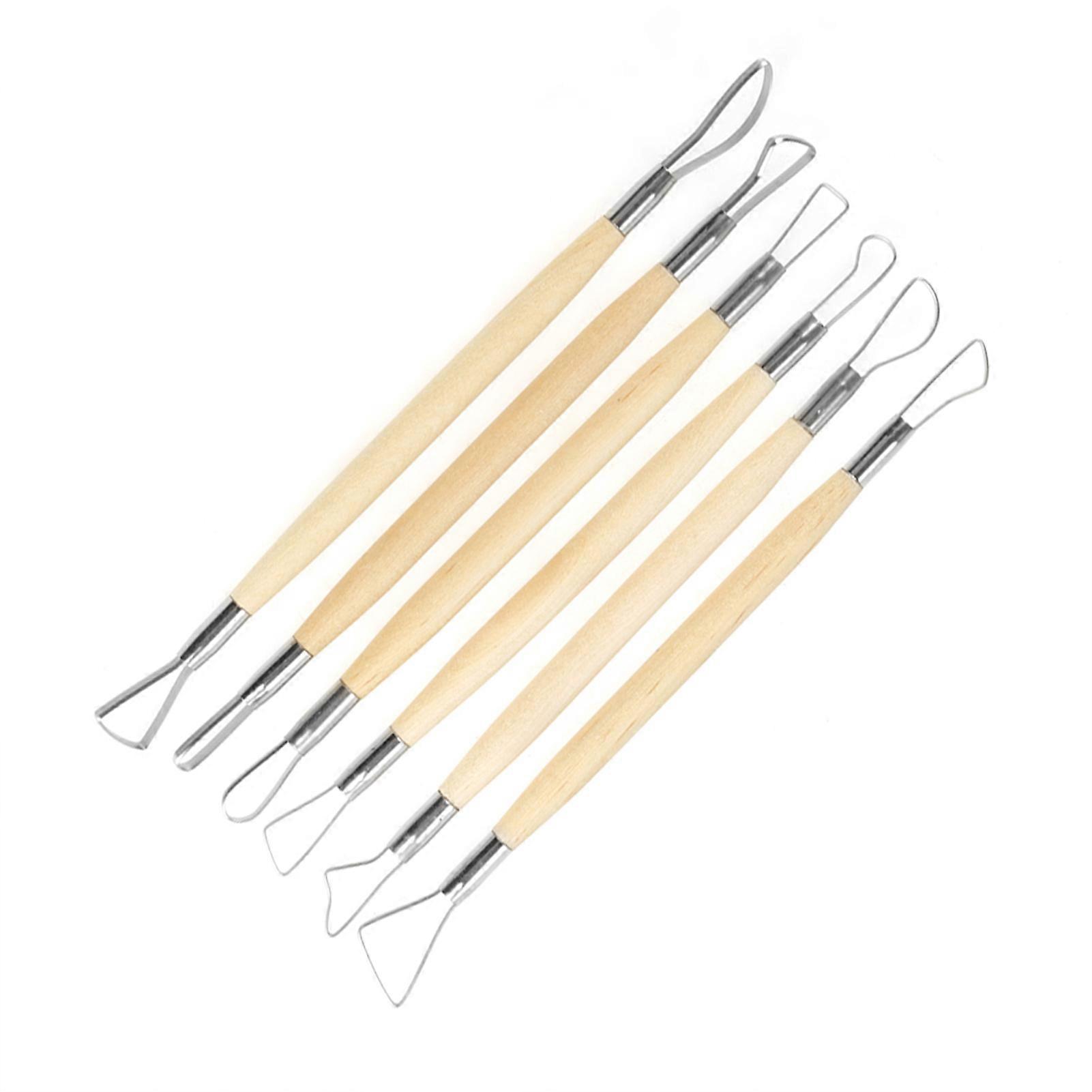 Clay Sculpting Tool Set, Double-Ended Wax Pottery Modeling Kit