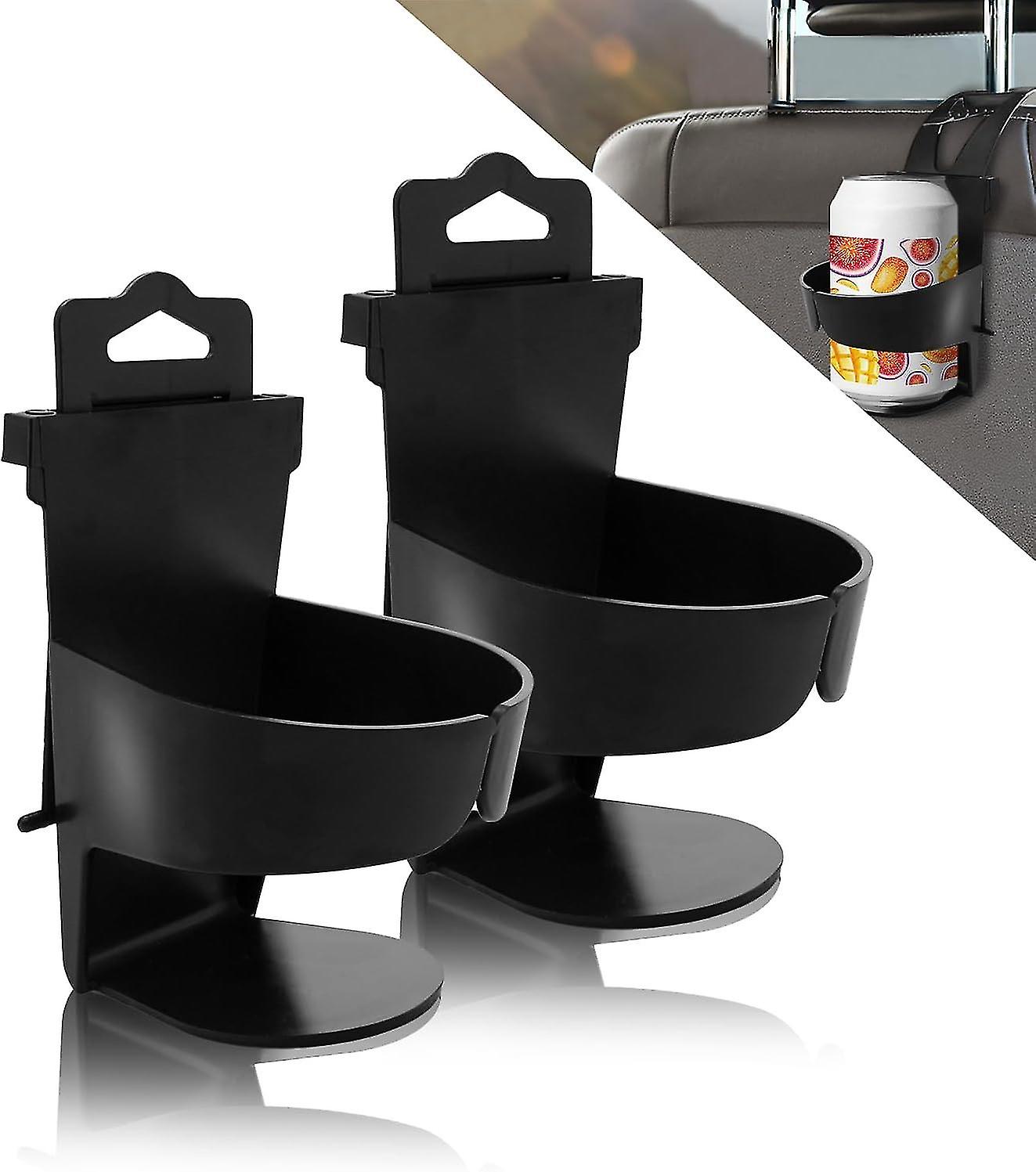 Bilkopphållare, fordonsdörrkopphållare, nackstöd hängande montering dryckesflaskhållare för lastbilsinredning, läskburkar, vattenflaskor