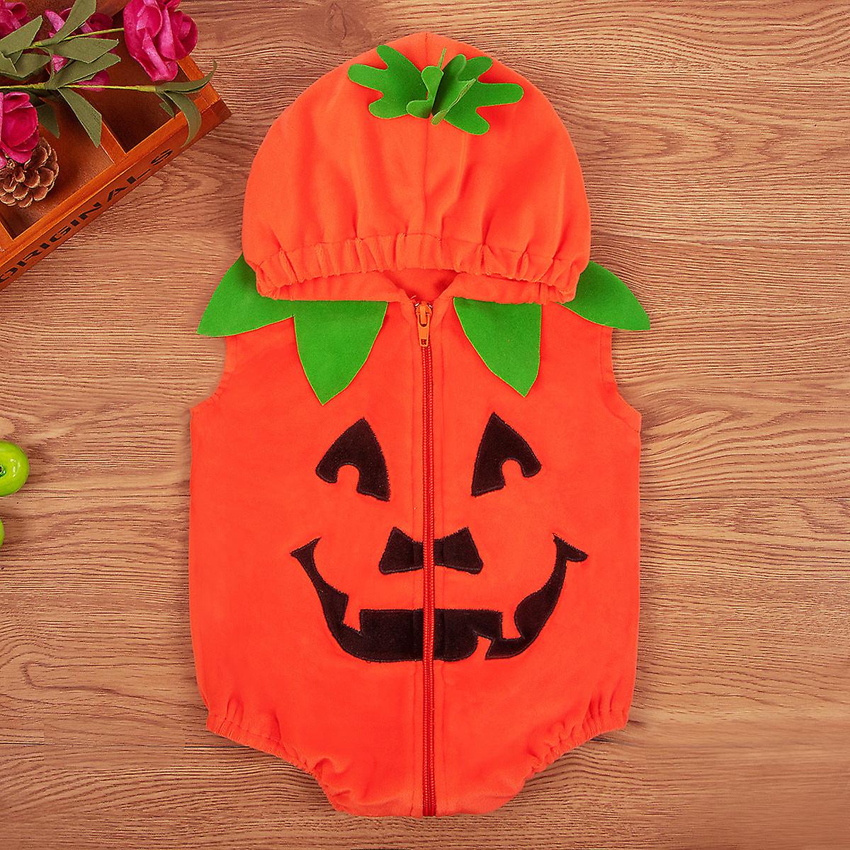 Xmas Christmas Children's Style Sleeveless Jumpsuit Cute Round Neck