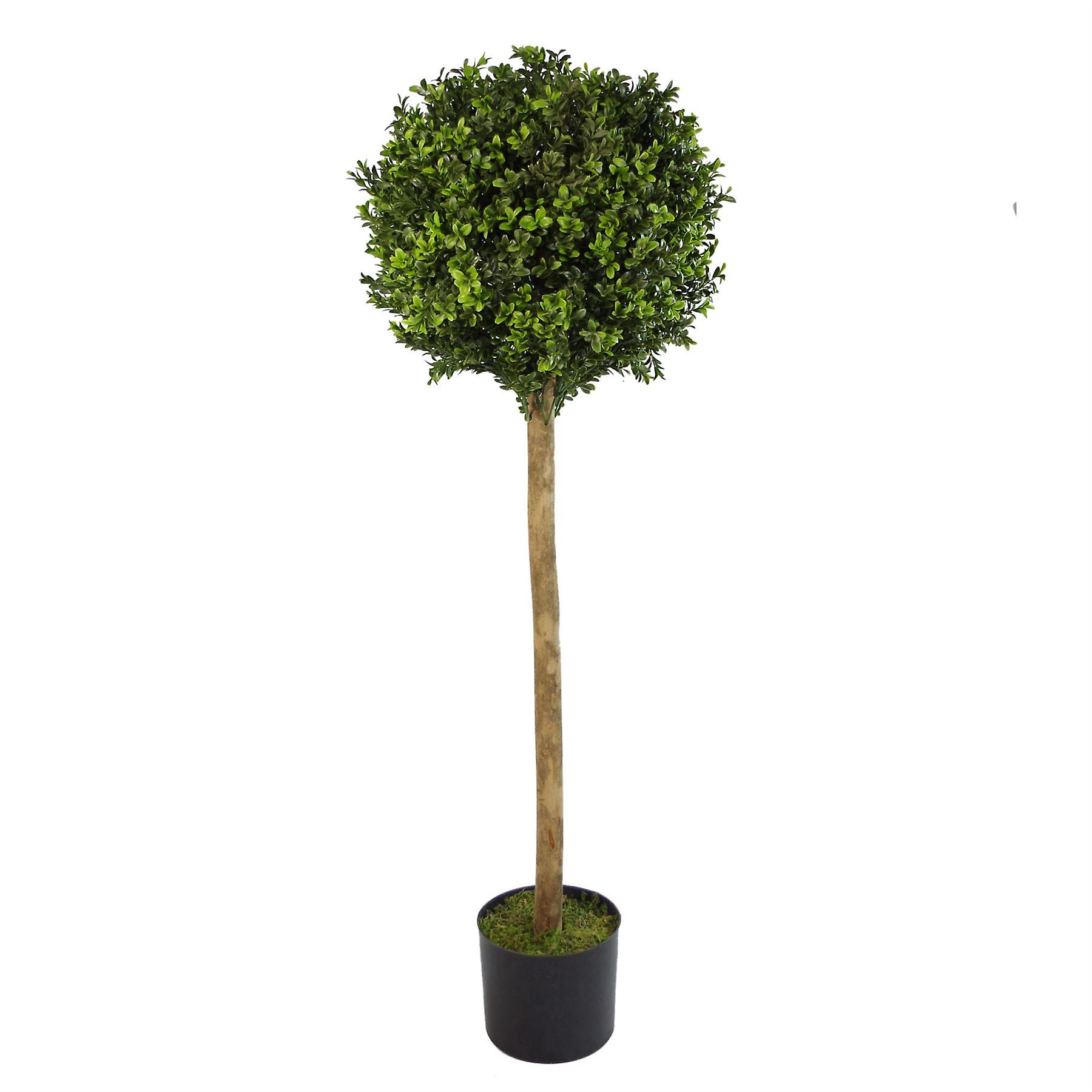 120cm (4ft) Artificial Boxwood Buxus Ball Topiary Tree