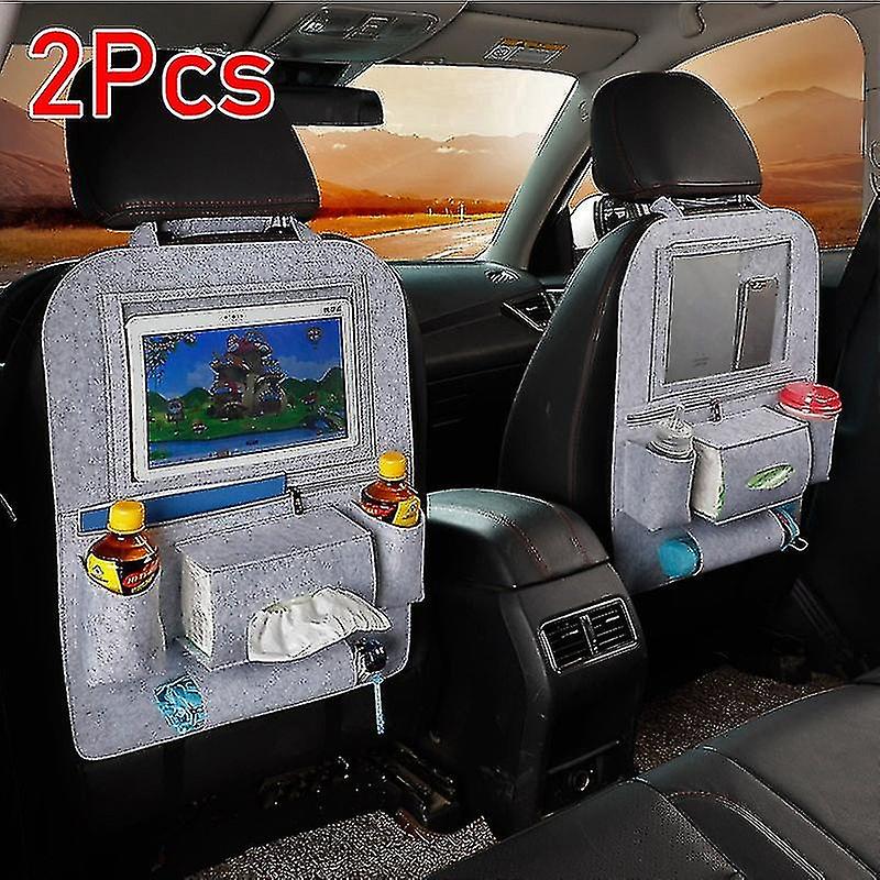 Multi-function Car Organizer Seat Back Hanging Bag With Touch Screen Tablet Holder Car Accessories I