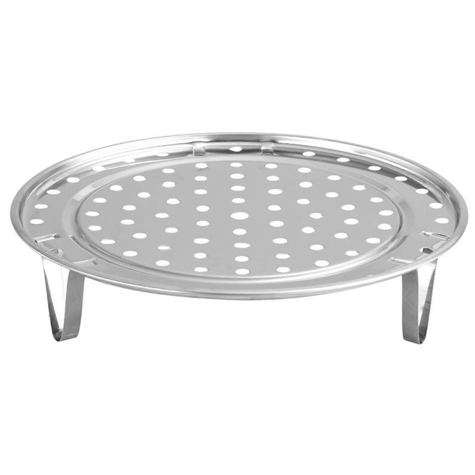 Support de cuisson à la vapeur avec pied amovible en acier inoxydable, support pour plateau à vapeur, support pour pain, ustensile de cuisine 24 cm