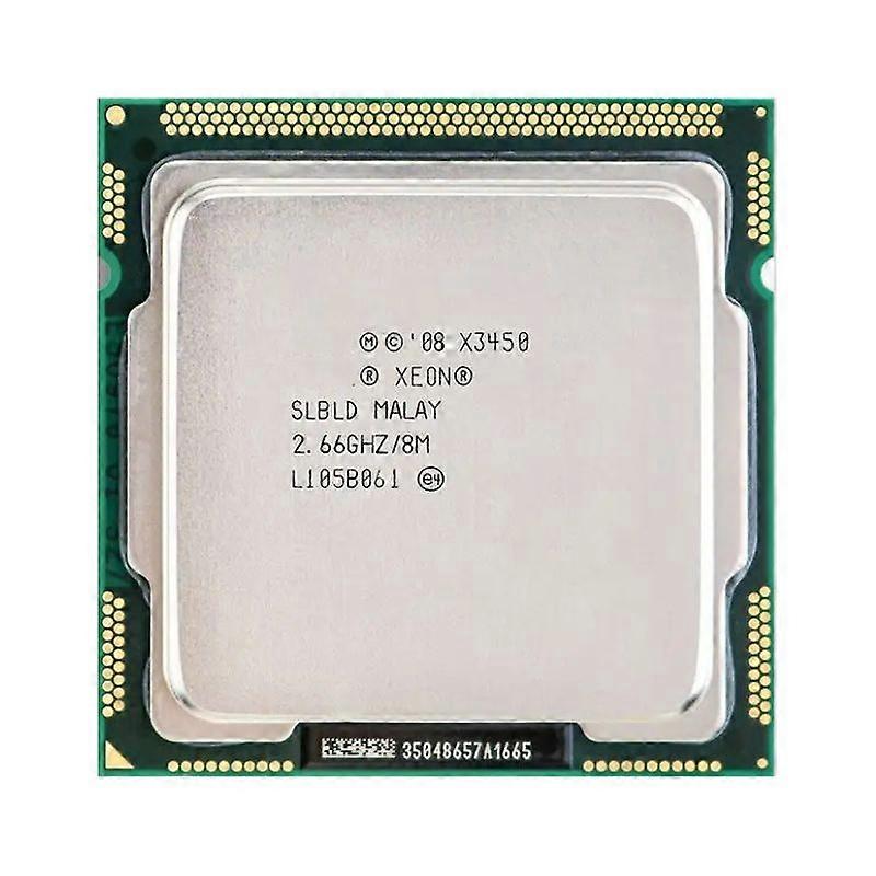 Xeon X3450 CPU - Socket 1156 4 Cores 8 Threads 2.66GHz 8MB L3 Cache 95W.