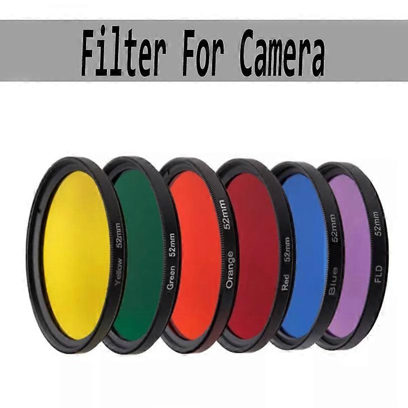 37 / 40,5/43/46/49/52/55/58/62/67/72 / 77MM Pełne filtry czerwono-zielone / żółte do obiektywu aparatu Pentax Olympus Fuji DSLR