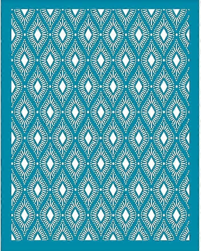 4x5 Inch Diamond Silk Screen Stencils for Polymer Clay Jewel Clay Stencils Silk Screen Printing Stencils