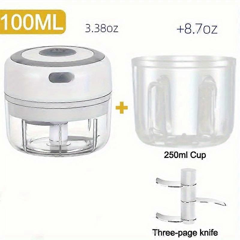 3.38/8.45oz Electric Garlic Masher: The Ultimate Kitchen Tool For Effortless Garlic Mincing!