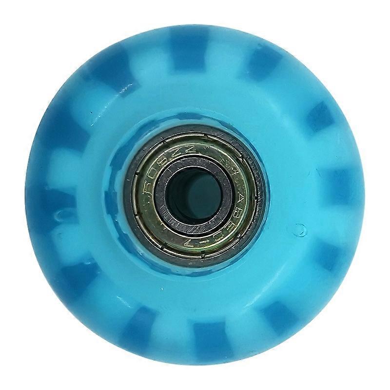 4Pcs Skateboard Cruiserboard Wheels 55mm 78A with 8Pcs ABEC-9 608ZZ Ball Bearings,LED Wheels Bearing
