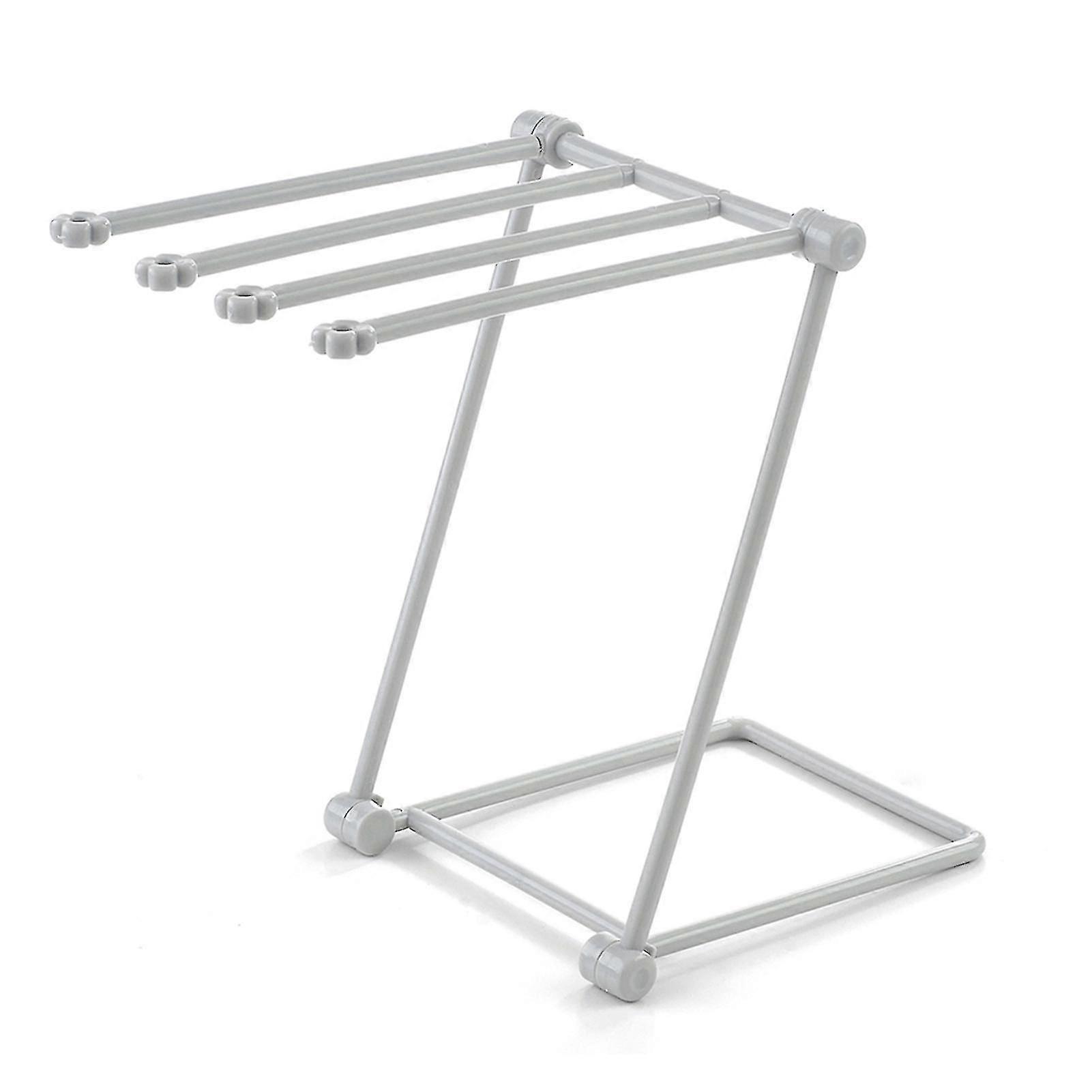 Indoor Folding Drying Rack Space Saving Can Hang Multiple Rags At The Same Time