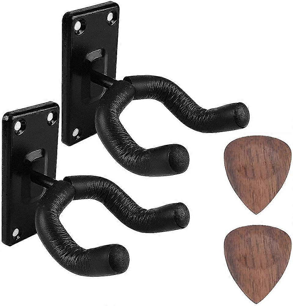 2-pack väggmonterad gitarrställ ukulele akustisk gitarr klassisk gitarr bas
