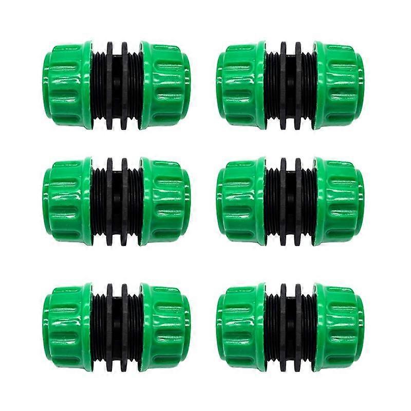 6Pcs Hose Repair Connector Extender for Join 1/2 Inch Garden Hose Pipe Quick Repair Connection Gard