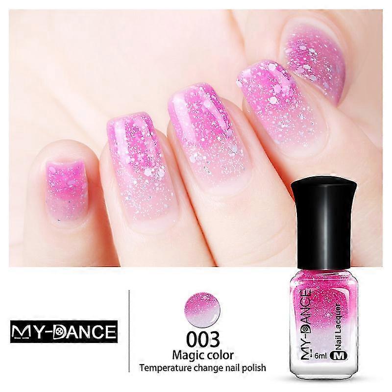 Vattenbaserad temperaturfärg ändra nagellack Giftfri termisk modemanikyr