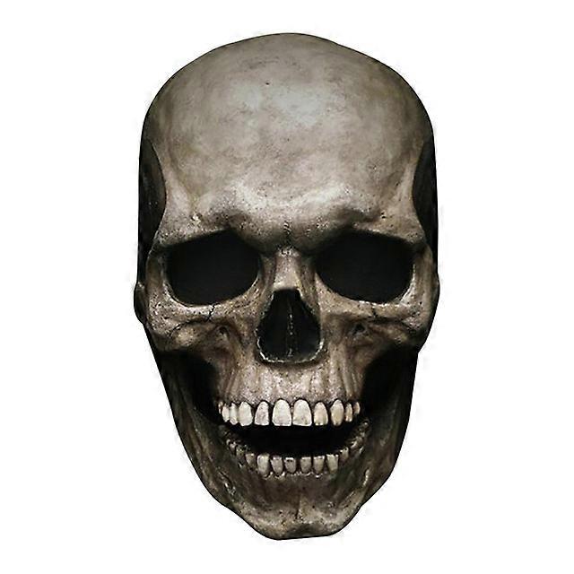 Full Head Skull Mask Carnival Adults Realistc Anonymous Halloween Moveable Mouth Jaw Anime Horror Helmet Skeleton Headgear Masks