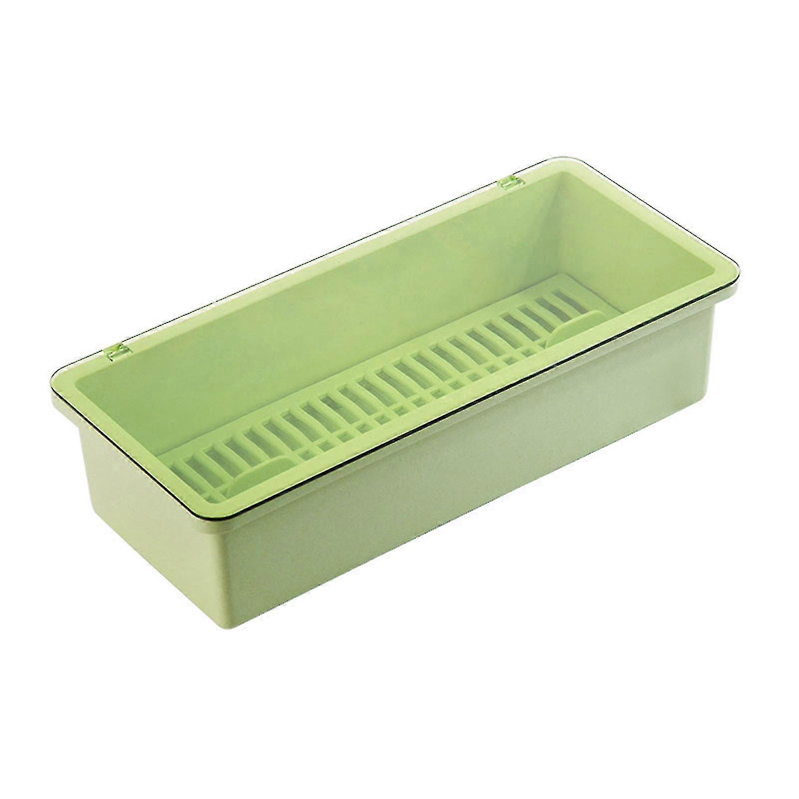Kitchen Plastic Storage Box Chopsticks Box Refrigerator Fruit Drain Storage Containers