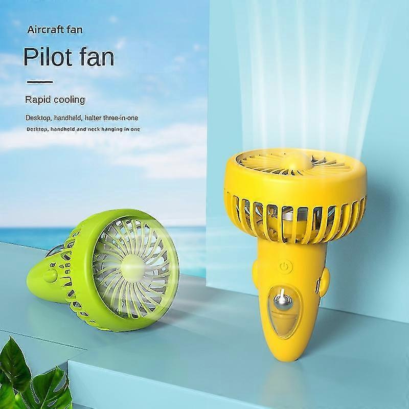 2023 Pilot Handheld Mini Fan Usb Rechargeable Silent Home Office Desktop Fan Mini Portable Fan Mini Ventilador Usb