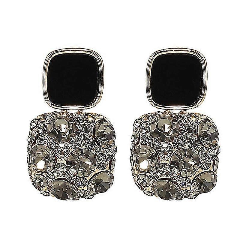 1 Pair Stylish Dangle Earrings All Match Shiny Durable