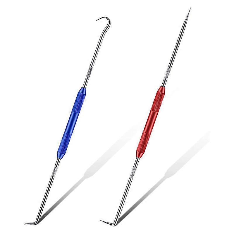 NEW-Double Pointed Scriber  2 Pcs Metal Scribe Tool Hook And 45 Degree 90 Degree Tip Marking Tool For Machinists Technicians