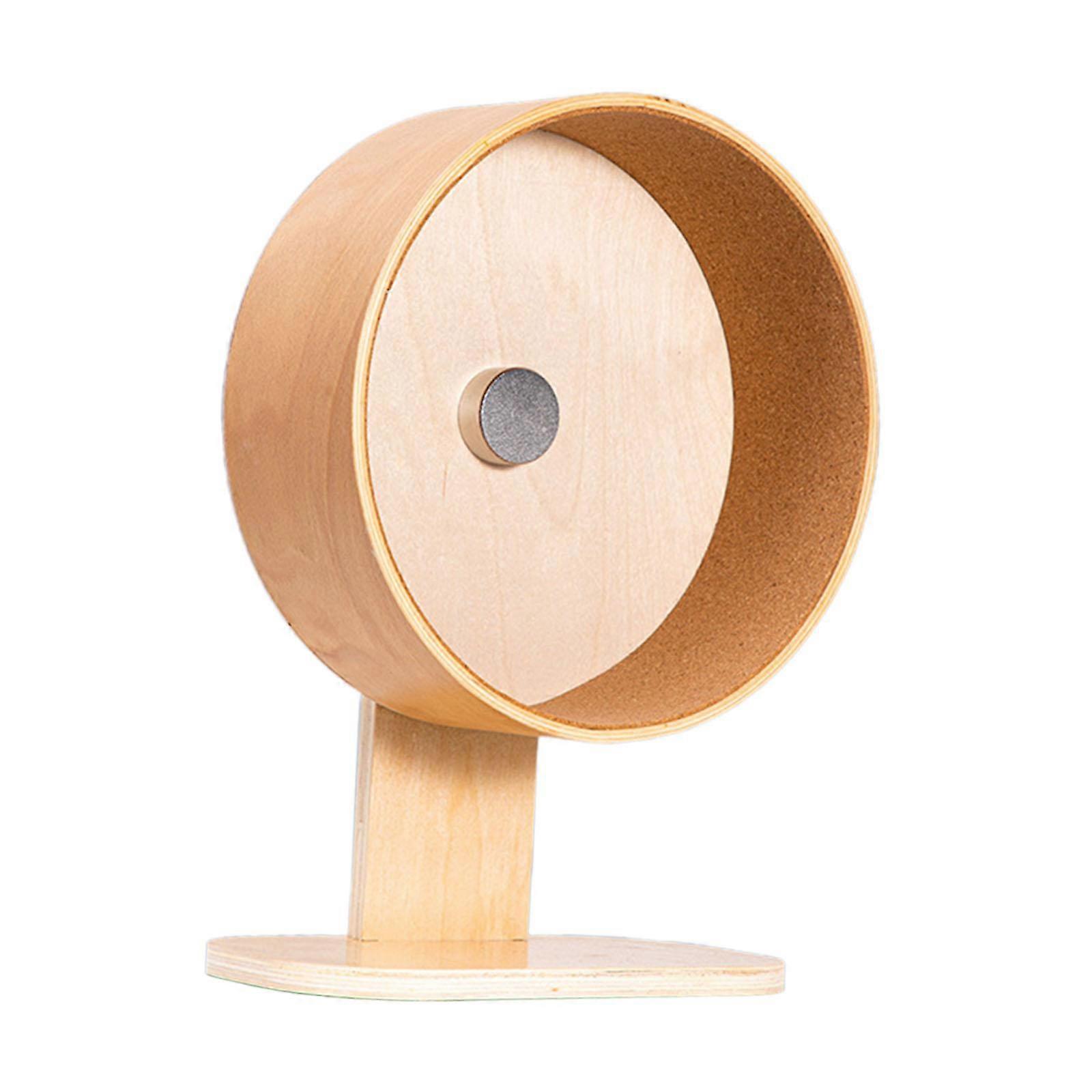 Hamster Exercise Wheel Hamster Wooden Silent Wheel for Mouse Gerbil Hedgehog S A