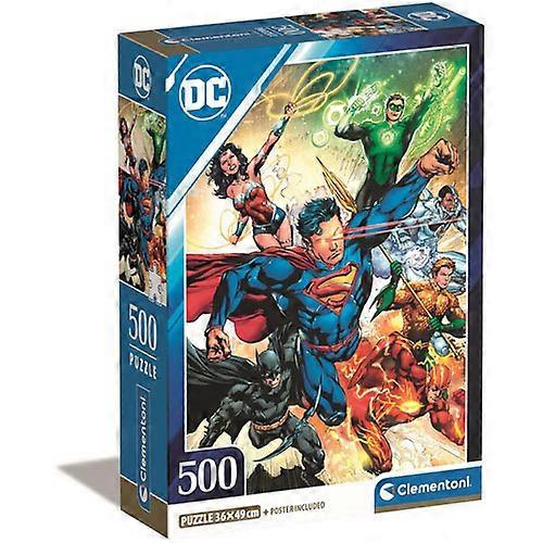 #1 Clementoni HQC DC Comics Compact Box 500-Piece Puzzle Durable and Fun Game