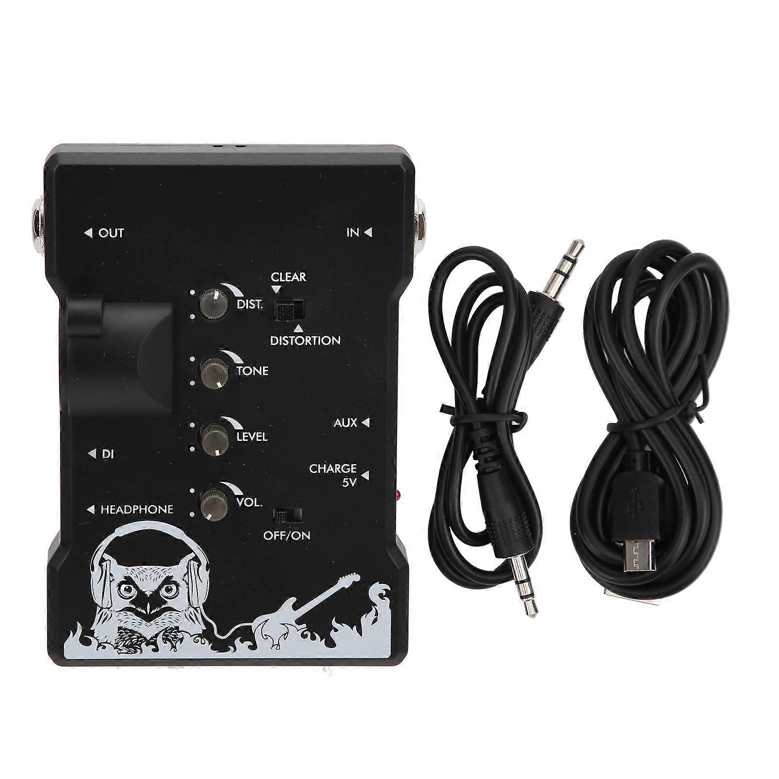 Headphone Amplifier PreStage DI Trainer Builtin Distortion Clear XLR Output Accessories(Guitar Models )