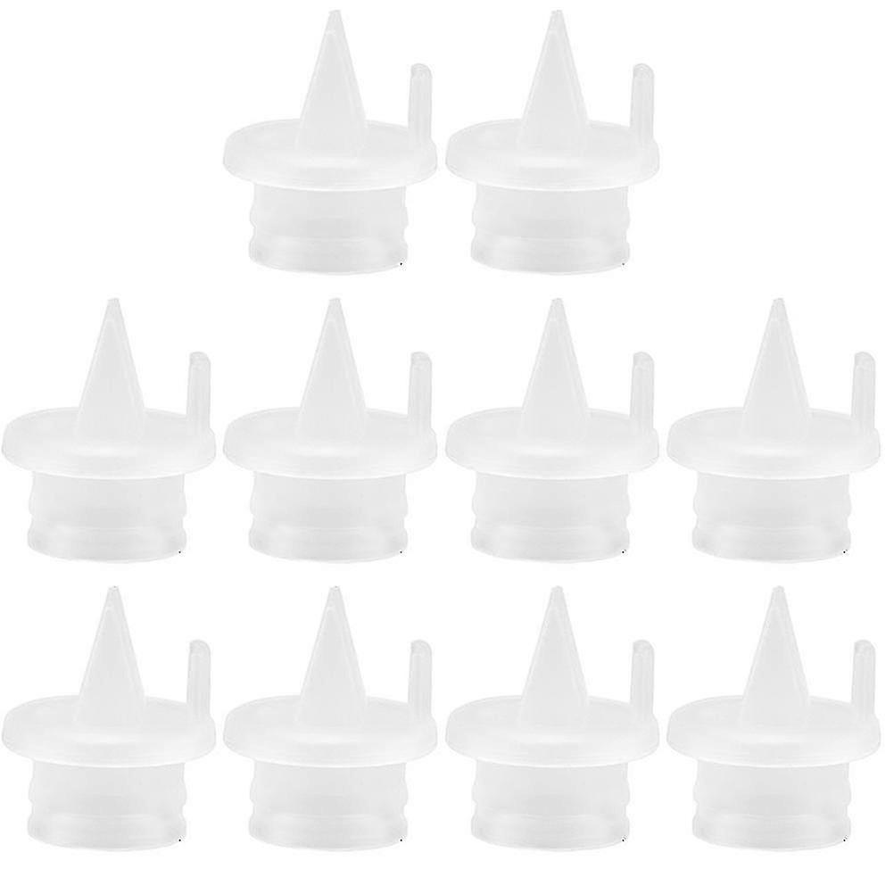 10 válvulas de pico de pato para extractor de leche manual, válvula de silicona para extractor de leche, accesorios para extractor de leche