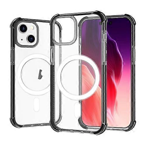 For iPhone 15 Magsafe Magnetic Acrylic Shockproof Phone Case