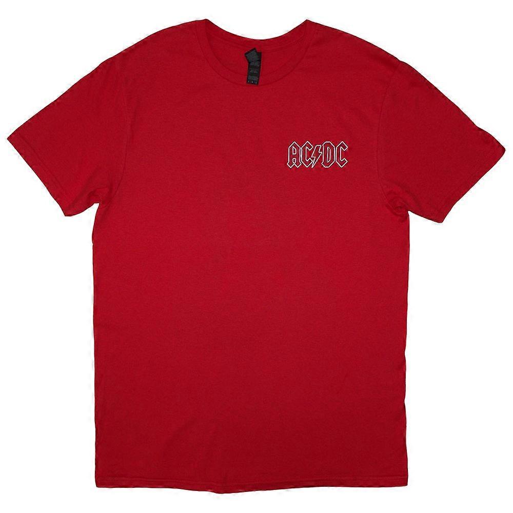 AC/DC Mini Band Logo Lock Up Your Daughters T Shirt