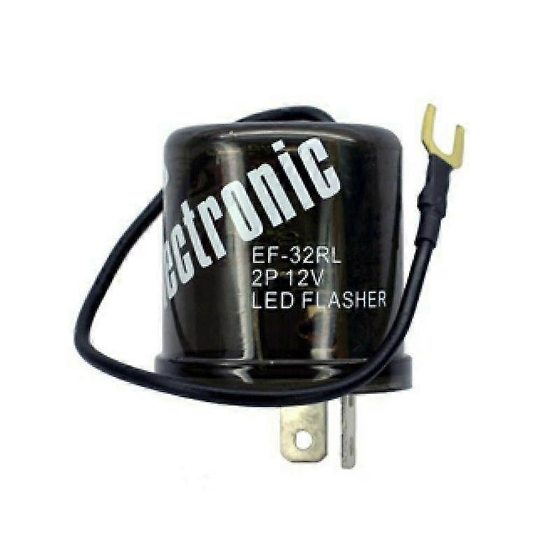 2 Pin Terminal Relay Electronic Switch Flasher 12V LED Turn Signal Light for 1998-2002