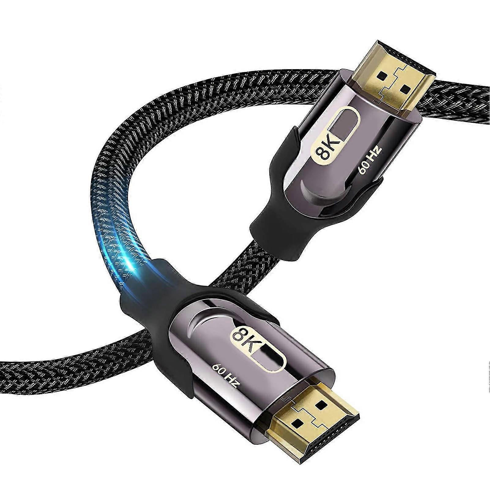 Hdmi-compatible Cable 8k@60hz 48gbps Ultra High-speed High Resolution Clear Image Gold-plated Plug Monitor Projector Hdmi-compatible To Hdmi-c - SNNGV