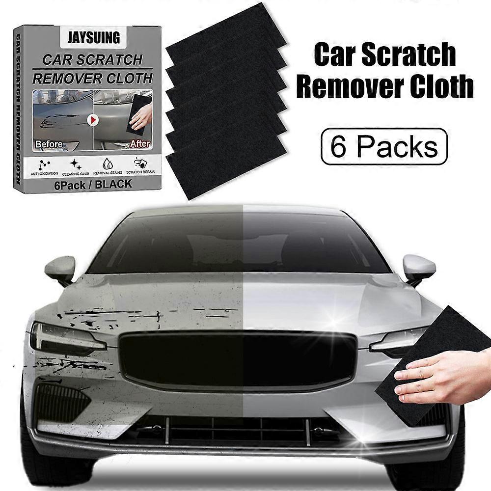 6Pcs Nano Sparkle Cloth For Car Scratches Nano Anti-Oxidation Magic Cloth Scratch Remover Repair Cloth