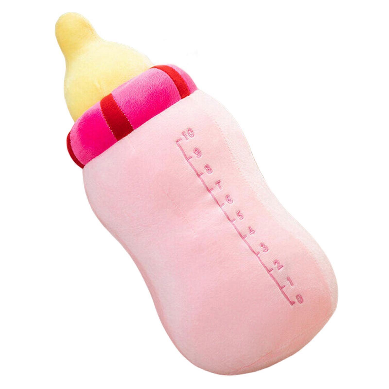 40/60cm Milk Bottle Plush Toy Removable Washable Lovely Companion Sofa Pillow Bedroom Decor Soft Stuffed Doll Throw Pillow Baby Nursery Ornament Sooth