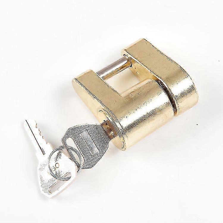 Wabjtamtrailer Coupler Padlock Solid Brass Trailer Locks For Hitch Security Theft Protection