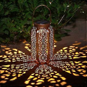 Solar Lanterns,  Outdoor Metal Led Waterproof Patio Decor Lamp