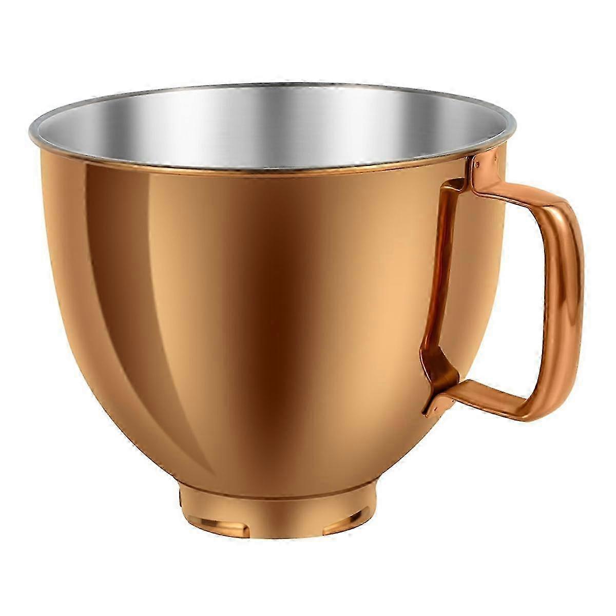 5 Qt Ciotola Miscelatore In Acciaio Inox Per Artisanclassic 4.5-5qt Tilt- Miscelatori K45 Ksm70 Ksm150 Rame Oro