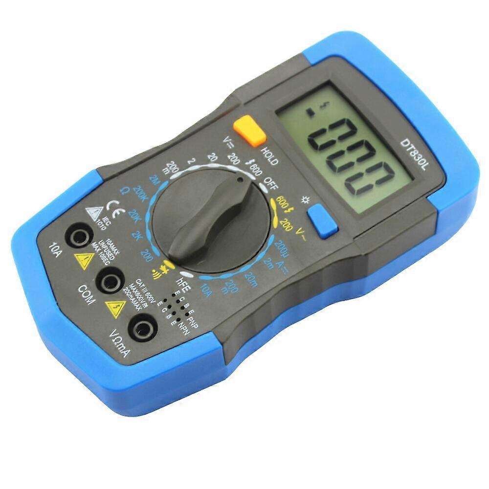 Hem Elektrisk testare Digital LCD Voltmeter Amperemeter Ohmmeter Multimeter