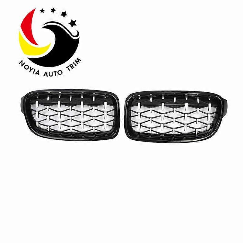 Suitable For Bmw F30 F35 Modified Full Star Air Intake Grille Electroplated Black Meteor Medium Net