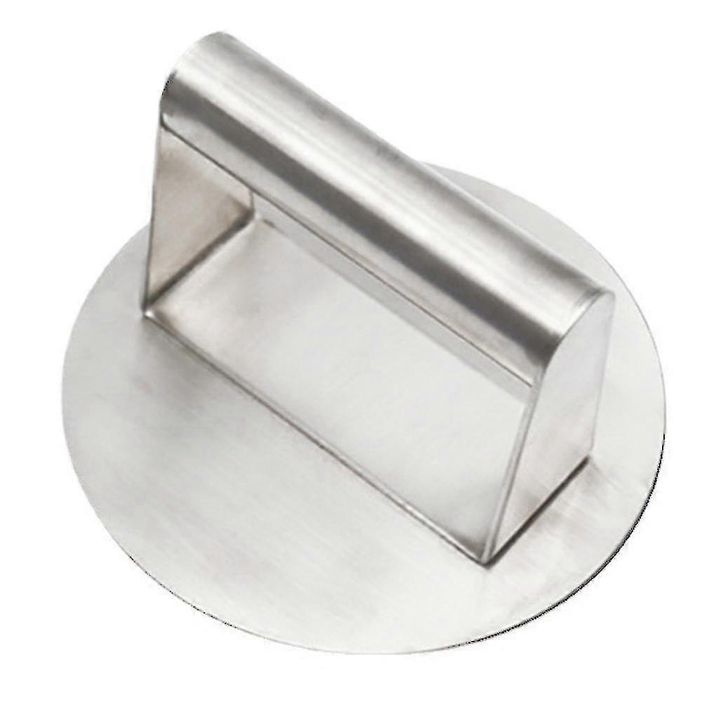 مكبس برجر من الفولاذ المقاوم للصدأ ، محطم برجر دائري ، طقم ملحقات صينية احترافي ، مكبس شواء