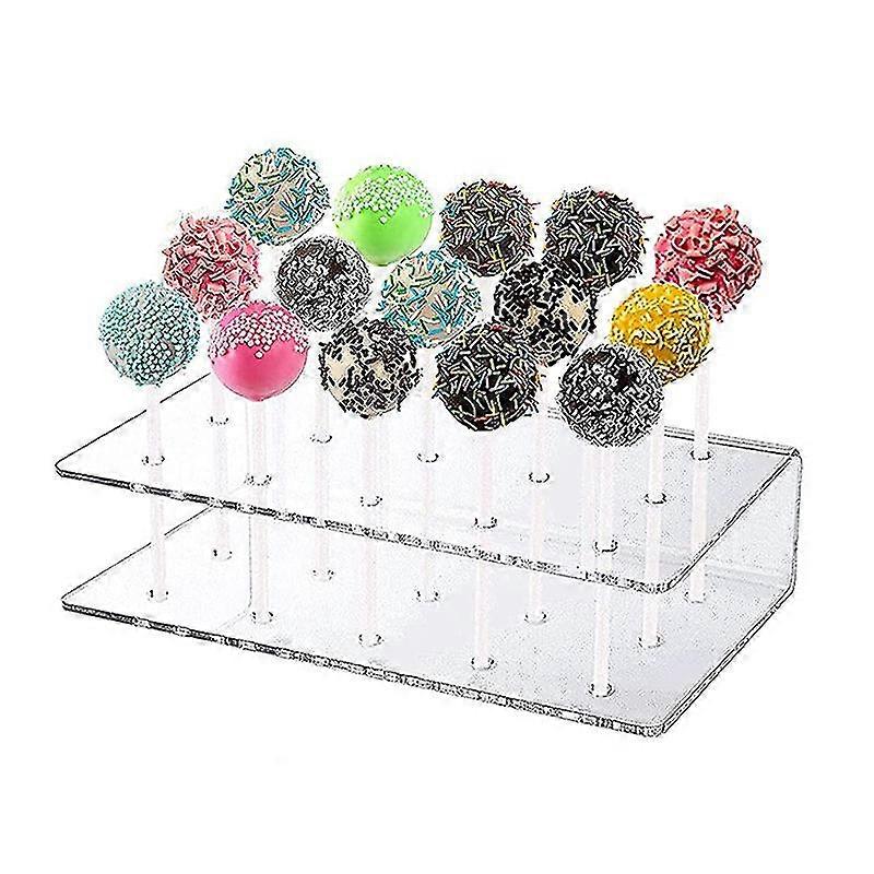 Acrylique Lollipop Rack 15 trous Transparent Candy Stand Display Lollipop Display Stand