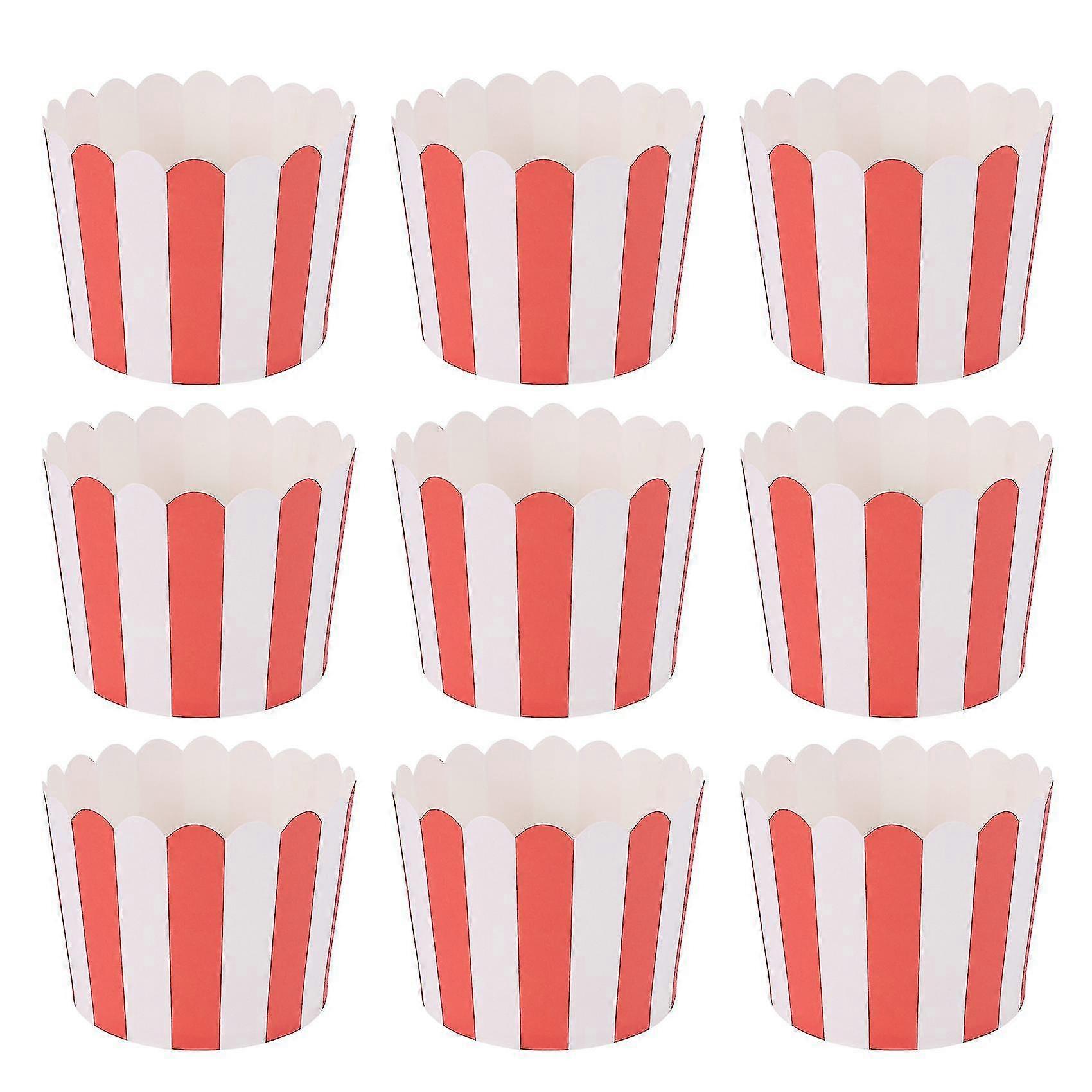 50X Cupcake Paper Cake Case Baking Cups Liner Muffin Kitchen Baking Red