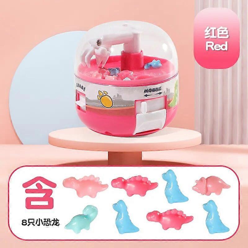 Capsule Machine Mini Dinosaur Catcher Interactive Toys Children's Toddler Mini Claw Machine Catching Grabbing Capsule Machine