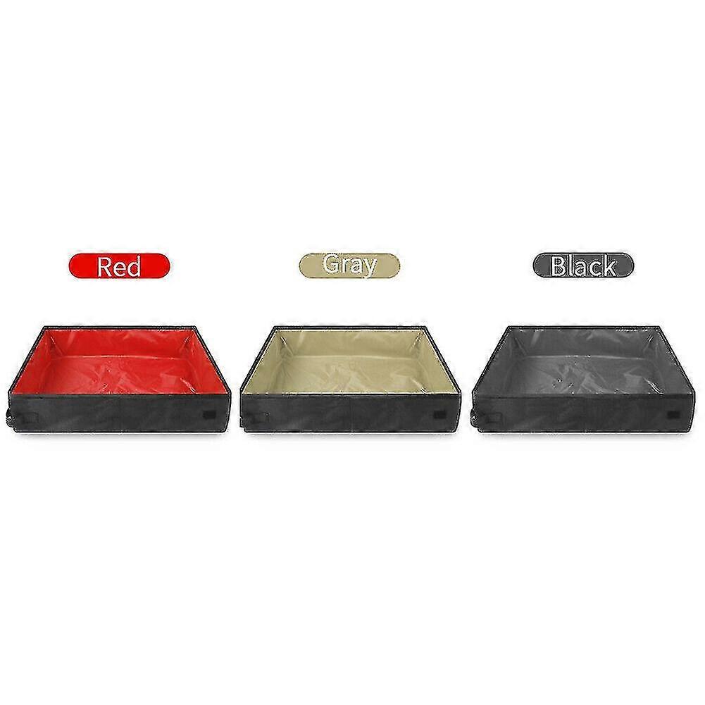 折りたたみ式猫のごみ箱の生地ポータブル屋外ペット猫のごみパントレイ