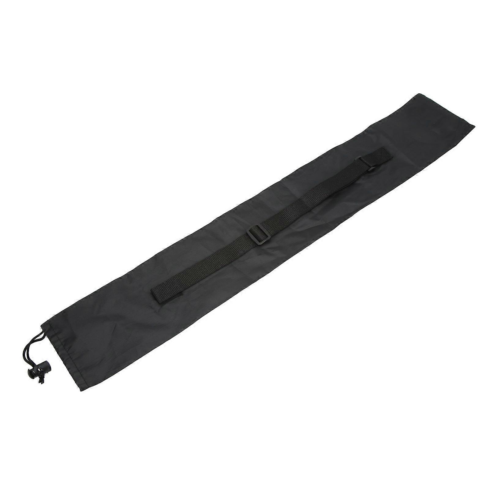 Portable Hiking Pole Storage Pouch with Adjustable Shoulder Strap - Drawstring Closure - 11.5x70cm